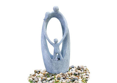 Китай 29 &quot;семья из трех скульптура садовые Фонтана в материал магнезия поставщик