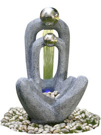 Китай Фонтаны камня бросания материала нержавеющей стали, декоративный фонтан с насосом поставщик