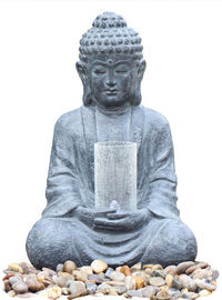 Китай Сиан каменный сидя фонтан Будды для домашних/азиатских фонтанов поставщик