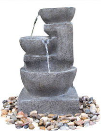 Китай Рука бросила крытые/на открытом воздухе расположенные ярусами фонтаны в шаре камня Фаукс поставщик