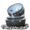 Традиционные черные фонтаны камня бросания мрамора на открытом воздухе в материале магнезии поставщик